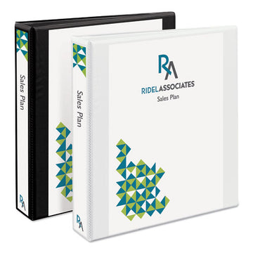 Avery® Durable View Binder With Durahinge And Ezd Rings, 3 Rings, 1" Capacity, 11 X 8.5, White, (9301) freeshipping - TVN Wholesale